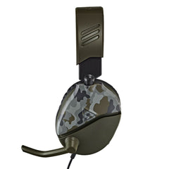 A Photo Of Turtle Beach Recon 70 Green Camo Multiplatform Gaming Headset | High-Quality 40mm Speakers & Comfortable Design