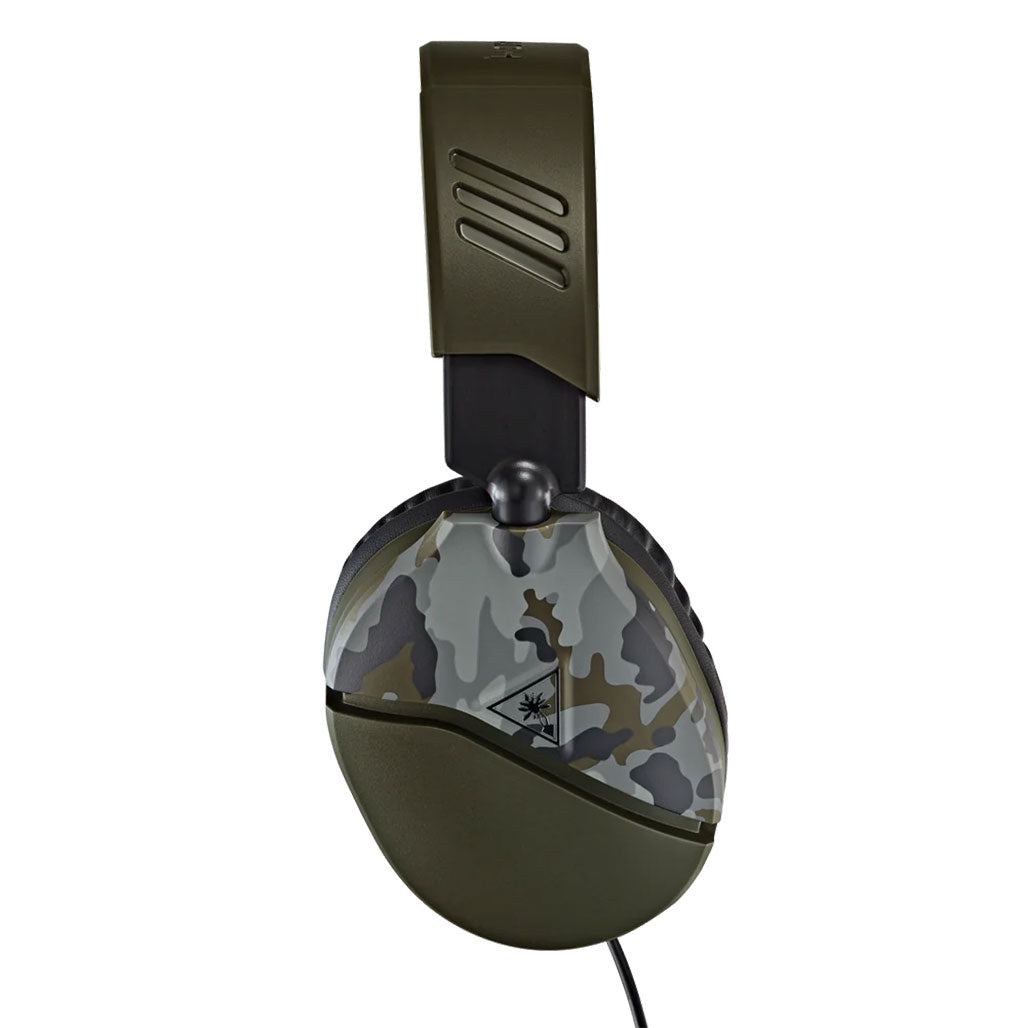A Photo Of Turtle Beach Recon 70 Green Camo Multiplatform Gaming Headset | High-Quality 40mm Speakers & Comfortable Design