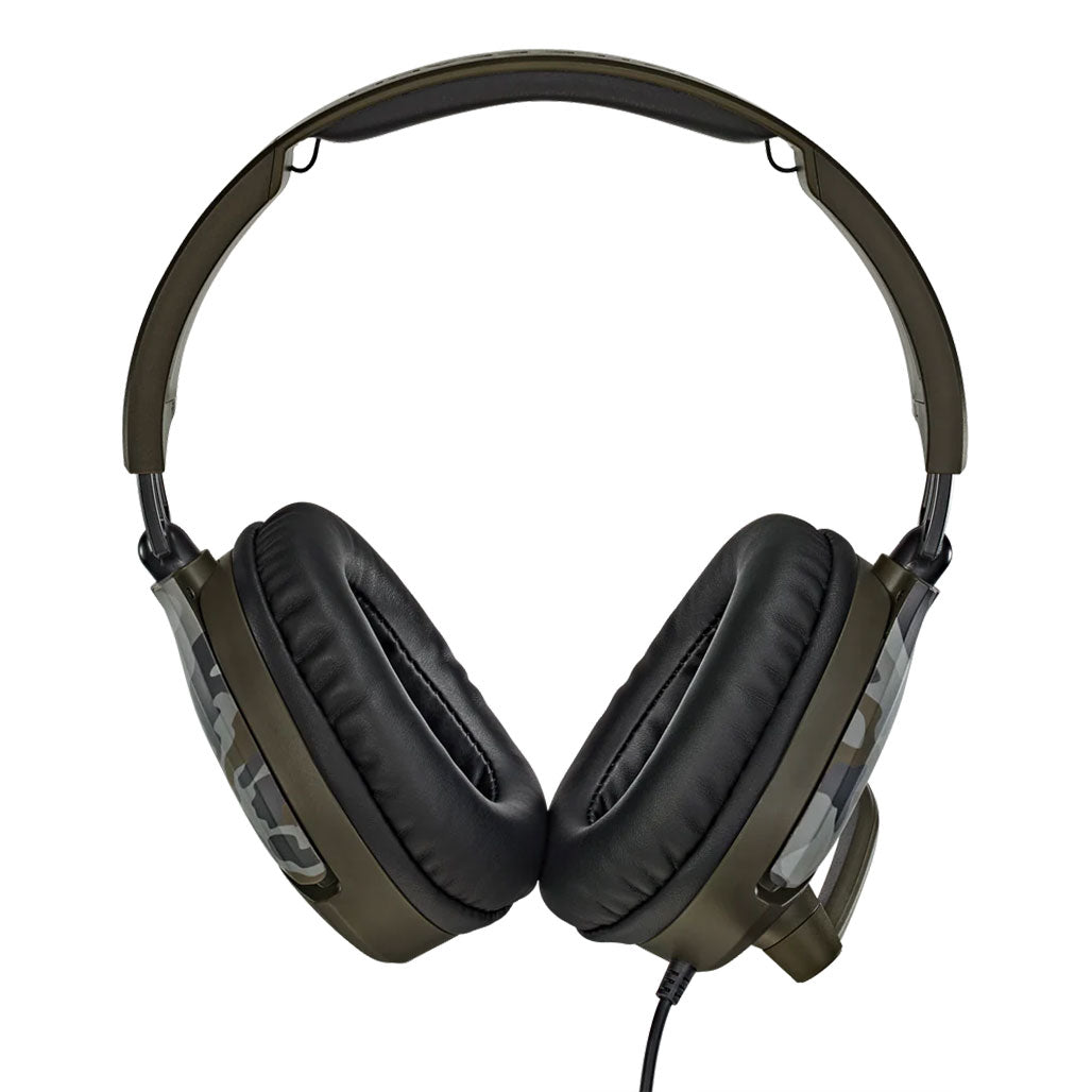A Photo Of Turtle Beach Recon 70 Green Camo Multiplatform Gaming Headset | High-Quality 40mm Speakers & Comfortable Design