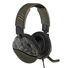 A Photo Of Turtle Beach Recon 70 Green Camo Multiplatform Gaming Headset | High-Quality 40mm Speakers & Comfortable Design