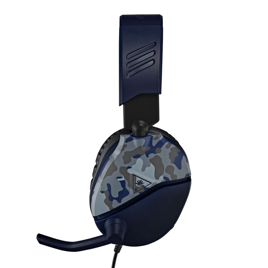 A Photo Of Turtle Beach Recon 70 Blue Camo Multiplatform Gaming Headset | High-Quality 40mm Speakers & Comfortable Design