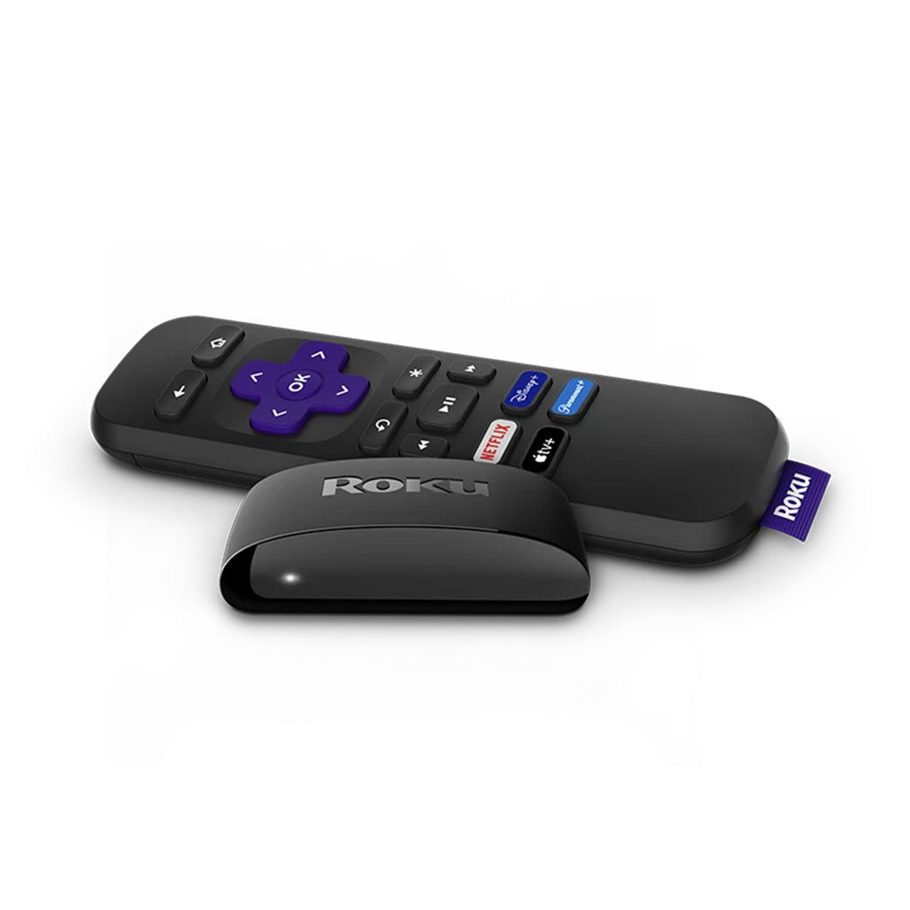 A Photo Of Roku 3930RW Express HD Streaming Media Player – Fast and Easy HD Streaming with Dual-Band Wi-Fi, HDMI Support, and Voice Assistant Compatibility