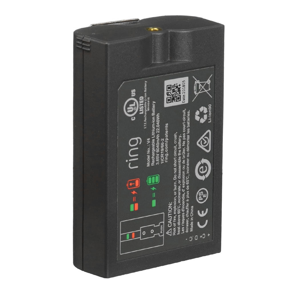 A Photo Of Ring Quick Release Rechargeable Battery Pack for Video Doorbells, Cameras, and Smart Lighting - B076JKHDQT