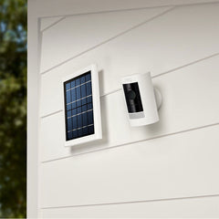 A Photo Of Ring Solar Panel Rechargeable Power for Non-Stop Security - White - B0781Z3FNX