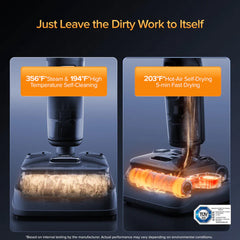 A Photo Of Roborock F25 Ultra - Wet & Dry Vacuum with Steam and High-Temperature Cleaning
