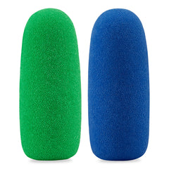 A Photo Of Rode WS-Chroma Chroma Key Windshield Set for VideoMic NTG - Blue and Green Foam Covers