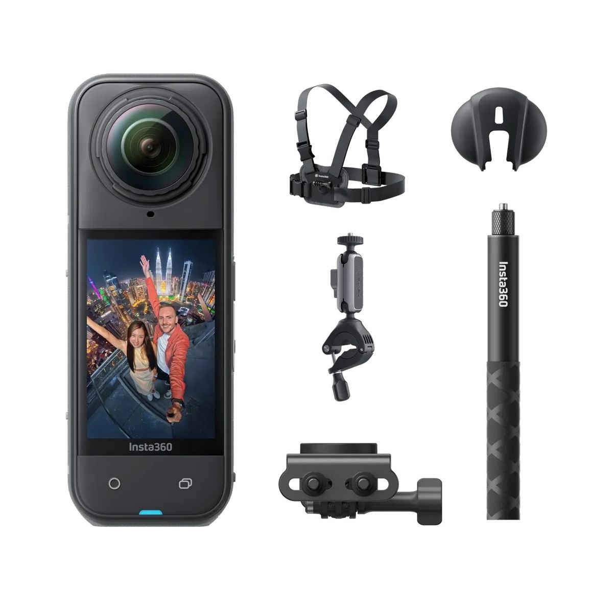 A Photo Of Insta360 X5 Road Cycling Bundle – 8K 360° Action Camera Kit with Accessories for Biking & Outdoor Adventures