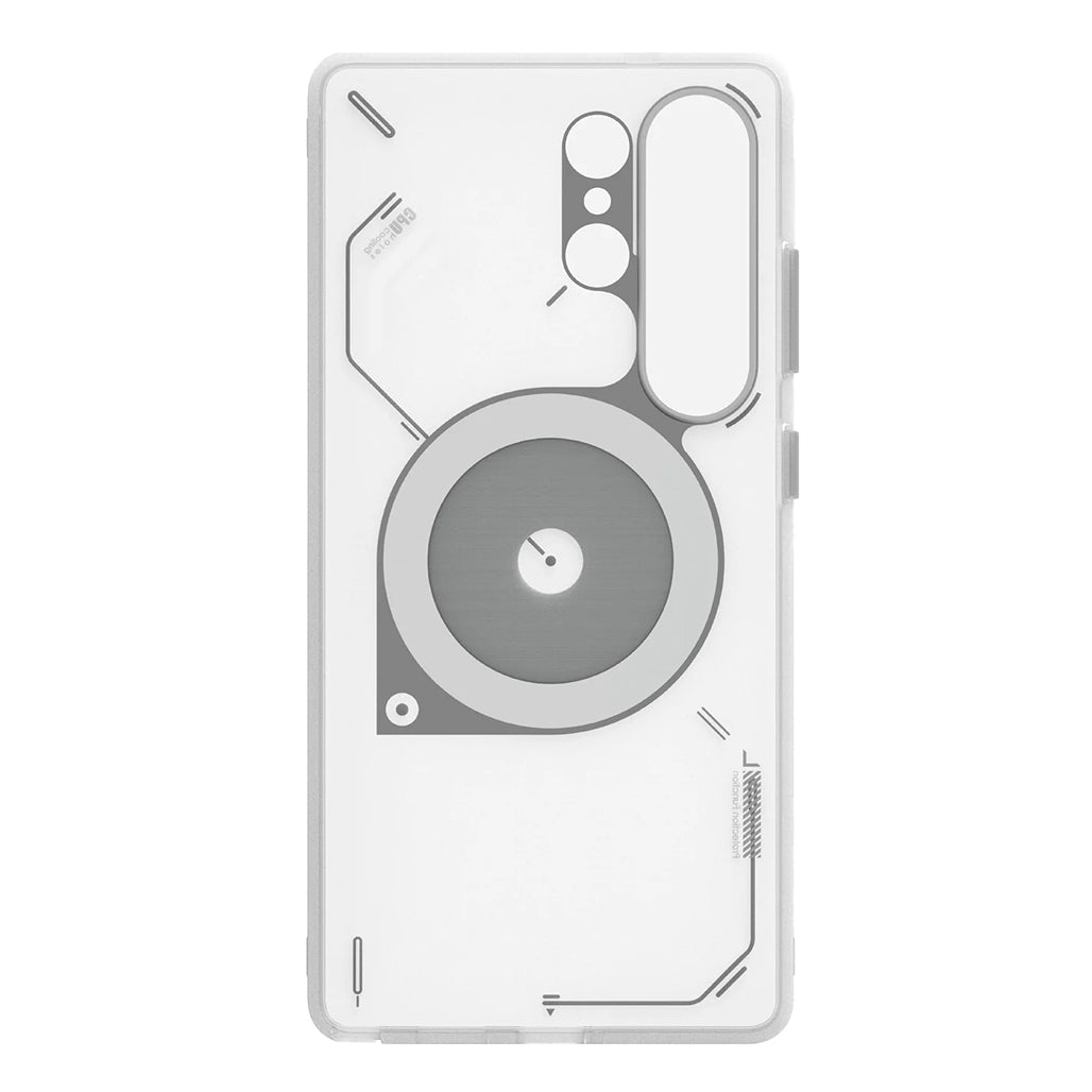 A Photo Of AULUMU S25 Frosted Case for Galaxy S25 Ultra – Glow-in-the-Dark