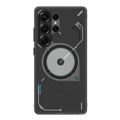 A Photo Of AULUMU S25 Frosted Case for Galaxy S25 Ultra – Glow-in-the-Dark