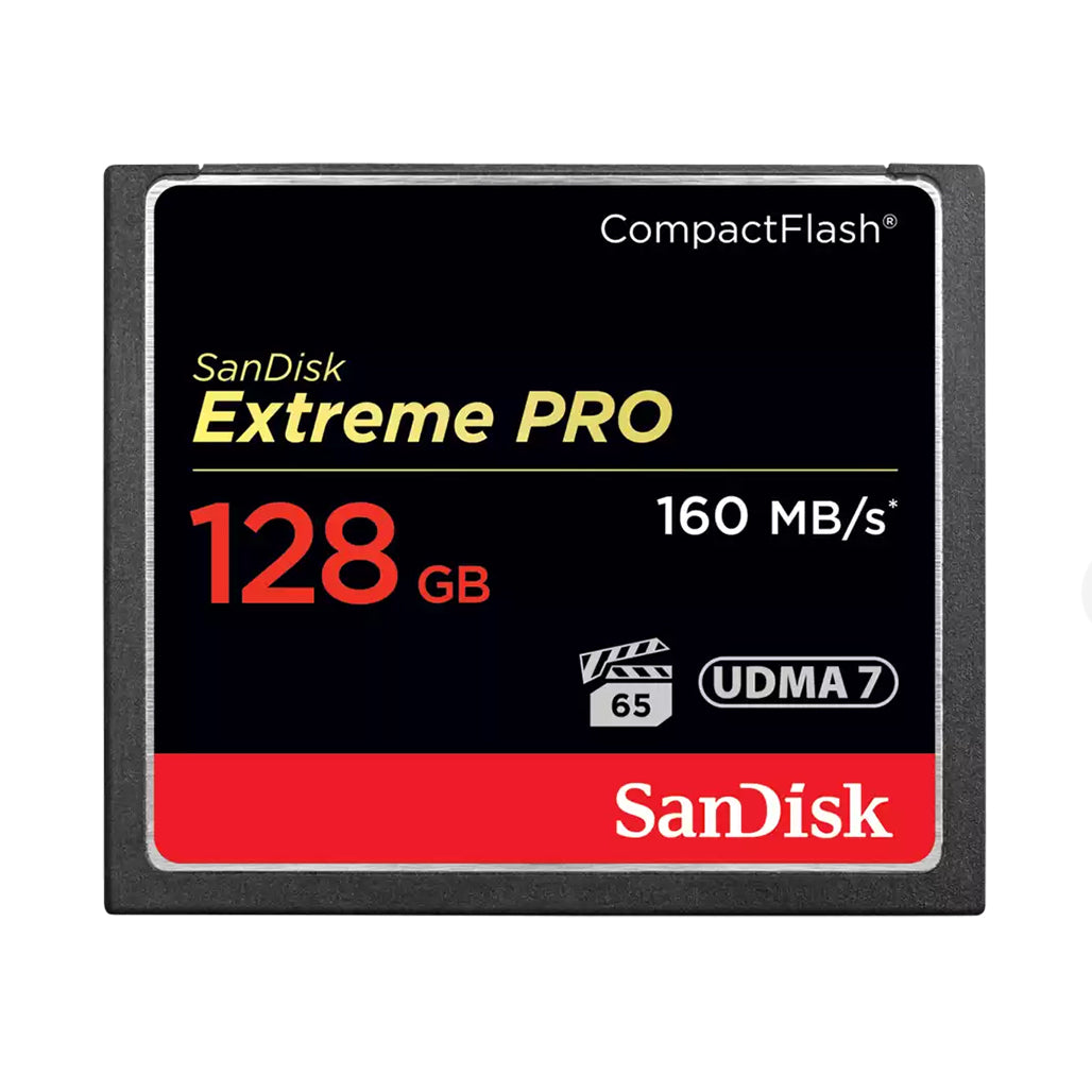 A Photo Of SanDisk Extreme PRO CompactFlash Memory Card - High-Capacity, High-Speed Performance for 4K Video and Professional Photography