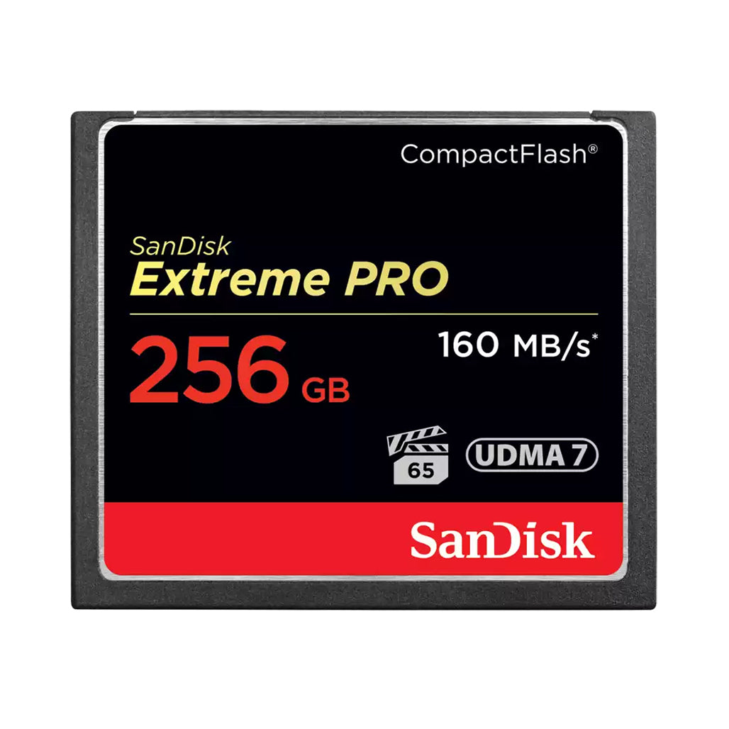 A Photo Of SanDisk Extreme PRO CompactFlash Memory Card - High-Capacity, High-Speed Performance for 4K Video and Professional Photography