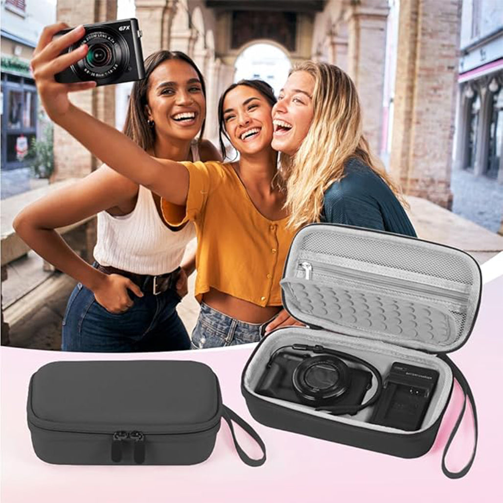 A Photo Of Seracle Camera Bag for Canon G7X Mark III/II – Compact Hard Case for Travel & Storage