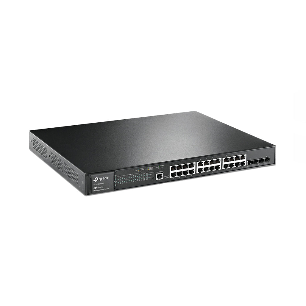 A Photo Of TP-Link TL-SG3428MP JetStream 28-Port Gigabit L2+ Managed Switch with 24 PoE+ Ports and Omada SDN Integration