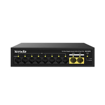 Tenda SG110PC 10-Port Gigabit Smart PoE Switch – 8 PoE Ports + 2 Uplinks for Gigabit Networks
