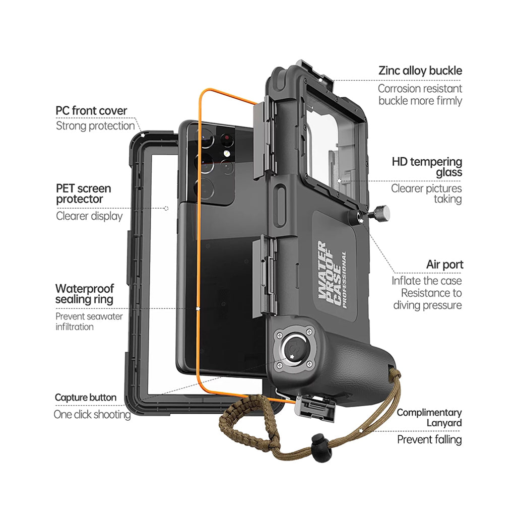 A Photo Of Shellbox Diving Case – 2nd Gen Submersible Shell