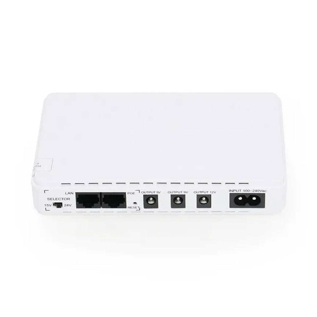A Photo Of SKE POE-530P Mini UPS for WiFi Router - 17W DC Power Backup, 8800mAh Battery