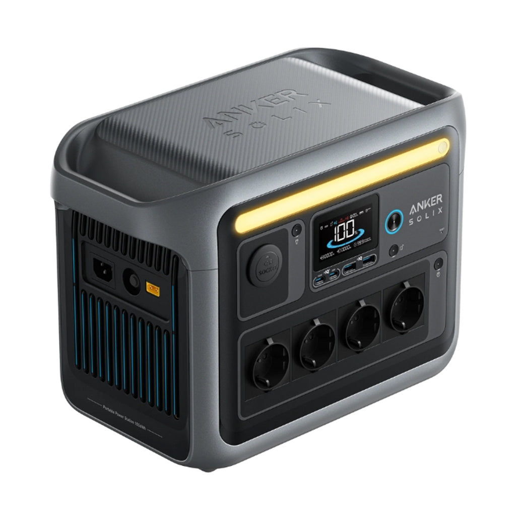 A Photo Of Anker SOLIX C1000 Portable Power Station – 1056Wh LiFePO4 Battery, 1800W Solar Generator for Home Backup, RV & Camping