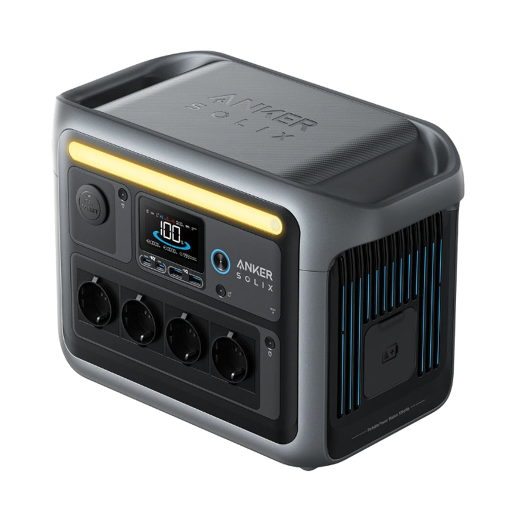 A Photo Of Anker SOLIX C1000 Portable Power Station – 1056Wh LiFePO4 Battery, 1800W Solar Generator for Home Backup, RV & Camping