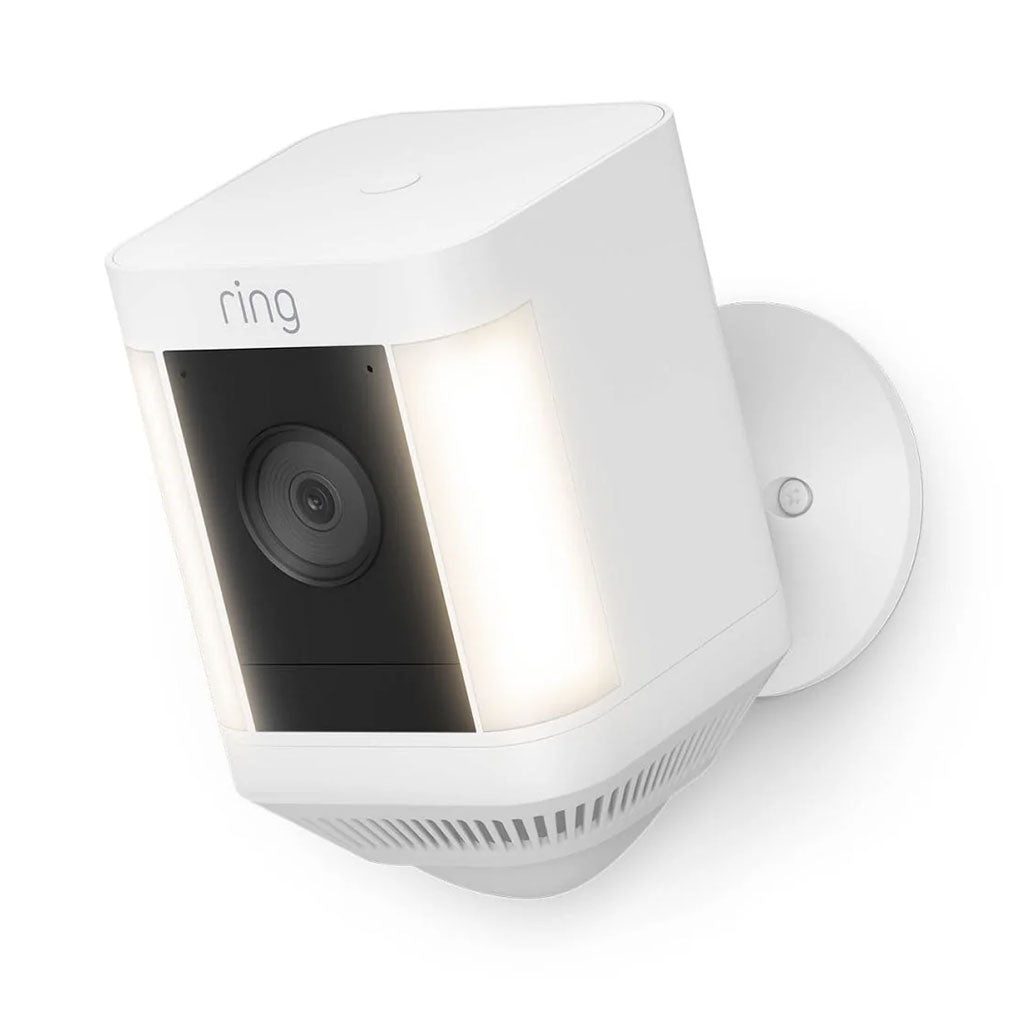 A Photo Of Ring Spotlight Cam Plus Battery - Weather-Resistant Outdoor Security Camera
