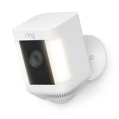 A Photo Of Ring Spotlight Cam Plus Battery - Weather-Resistant Outdoor Security Camera