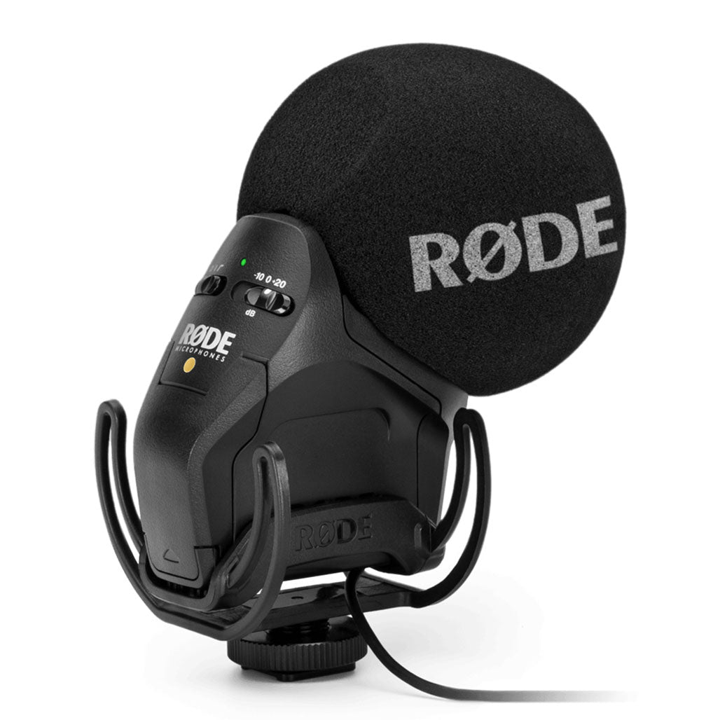 A Photo Of Rode Stereo VideoMic Pro – High-Quality Stereo On-Camera Microphone with Rycote Lyre Shock Mount