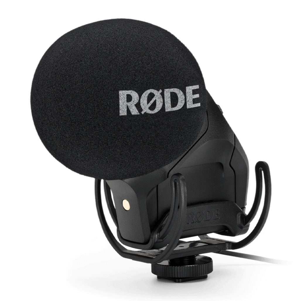A Photo Of Rode Stereo VideoMic Pro – High-Quality Stereo On-Camera Microphone with Rycote Lyre Shock Mount