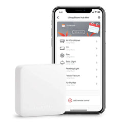 A Photo Of SwitchBot Hub Mini Smart Remote IR Blaster W0202200 | Universal Infrared Controller with Voice Command Support