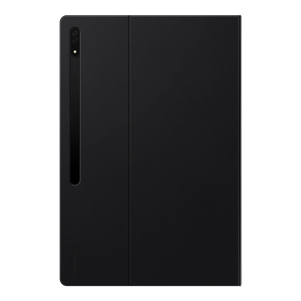 A Photo Of Samsung Galaxy Tab S8 Ultra Book Cover EF-BX900PBEGUJ - Black, Sleek and Lightweight Design with Magnetic Closure