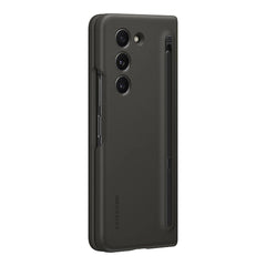 A Photo Of Samsung Galaxy Z Fold5 Slim S-Pen Case - Graphite, Built-in S-Pen with Eco-Conscious Materials