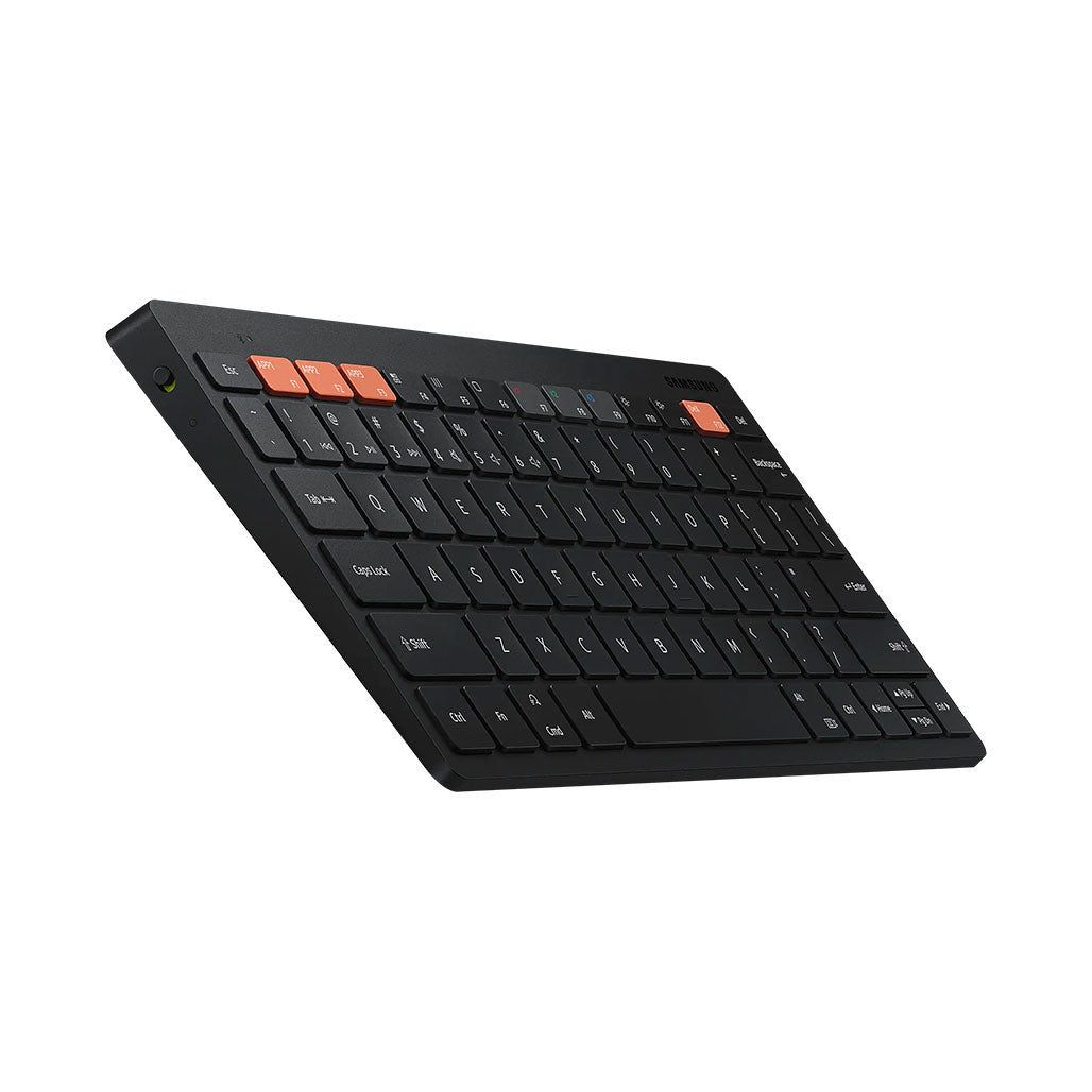 A Photo Of Samsung Smart Wireless Keyboard Trio 500 - Compact Bluetooth Keyboard with DeX Compatibility | EJ-B3400UBEGWW
