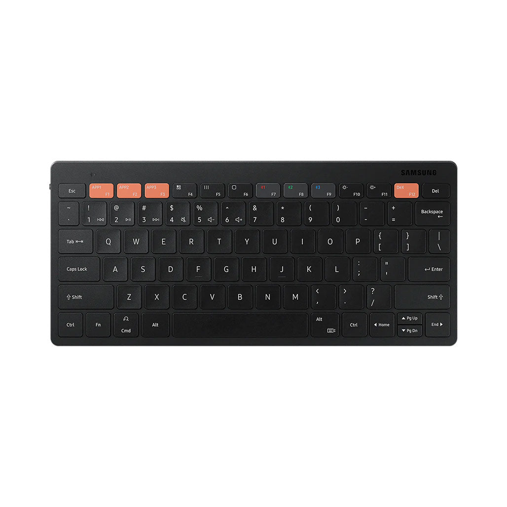 A Photo Of Samsung Smart Wireless Keyboard Trio 500 - Compact Bluetooth Keyboard with DeX Compatibility | EJ-B3400UBEGWW