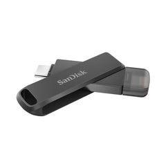 A Photo Of SanDisk iXpand Flash Drive Luxe 128GB – USB-C and USB 3.0, Compatible with iPhone 15, iPad Pro, Android, and Mac