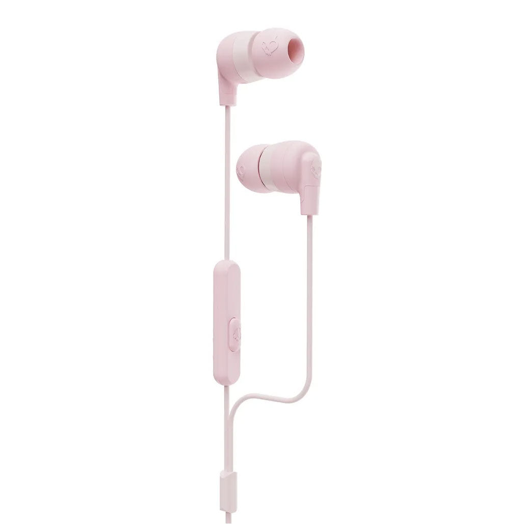 A Photo Of Skullcandy Ink'd+ Wired Earbuds with Microphone - Lightweight In-Ear Design, Enhanced Sound, 3.5mm Connection