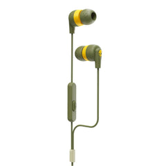 A Photo Of Skullcandy Ink'd+ Wired Earbuds with Microphone - Lightweight In-Ear Design, Enhanced Sound, 3.5mm Connection