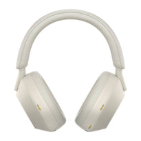 Sony WH-1000XM5 Wireless Noise-Canceling Over-Ear Headphones - Silver | Advanced Sound & Comfort
