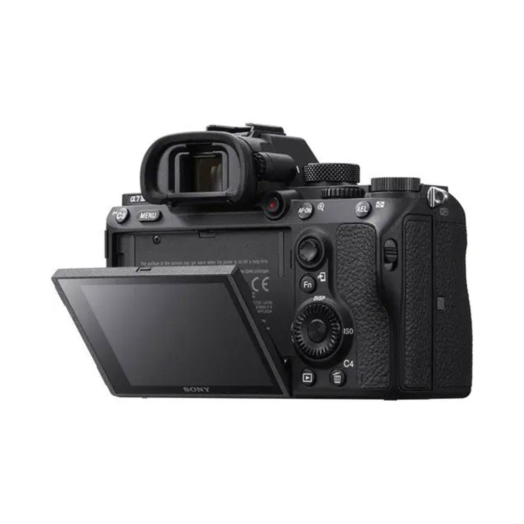A Photo Of Sony Alpha a7 III Mirrorless Digital Camera (Body Only) - Full-Frame, 24.2MP with 4K Video and 5-Axis Stabilization