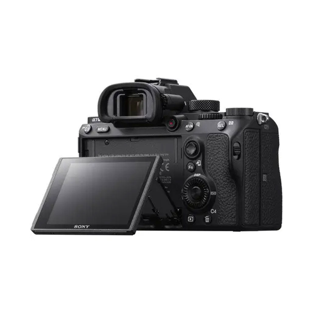 A Photo Of Sony Alpha a7 III Mirrorless Digital Camera (Body Only) - Full-Frame, 24.2MP with 4K Video and 5-Axis Stabilization