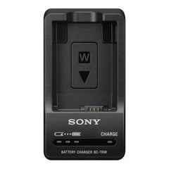 A Photo Of Sony BC-TRW W Series Battery Charger (Black) - Universal Charger for InfoLITHIUM NP-FW50 Batteries