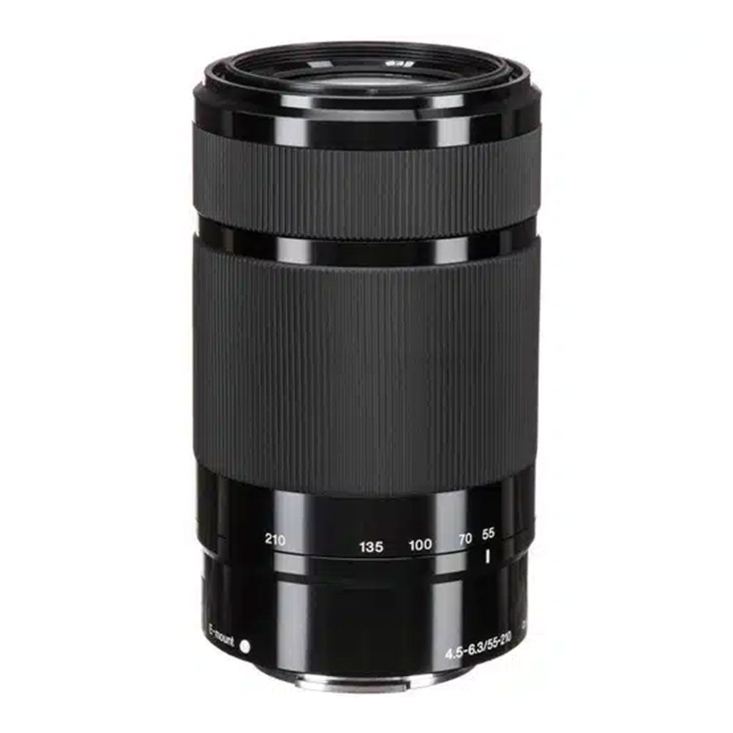 A Photo Of Sony E 55-210mm f/4.5-6.3 OSS Lens (Black) - Telephoto Zoom Lens with Optical SteadyShot Image Stabilization