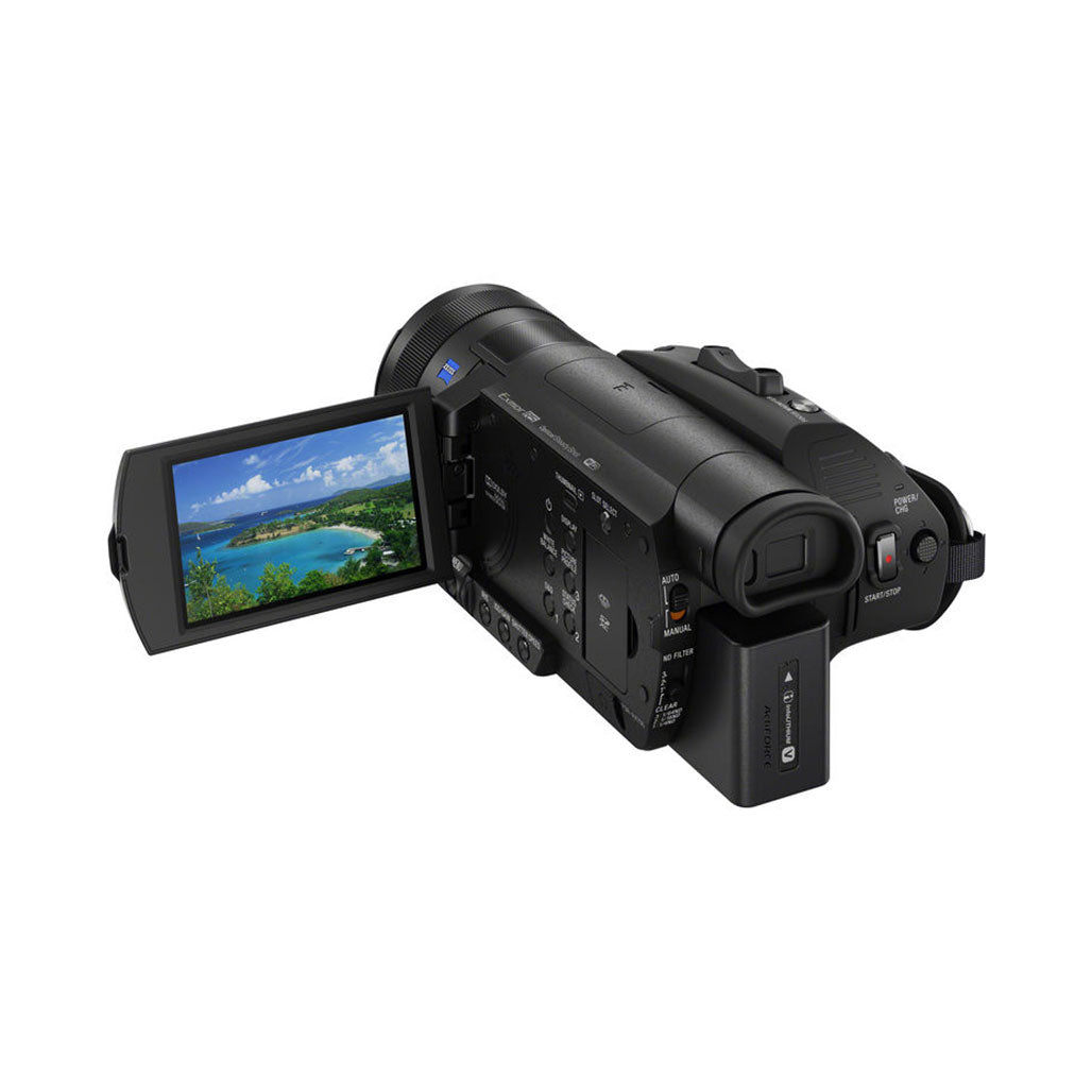 A Photo Of Sony FDR-AX700 - 4K HDR Camcorder with Fast Hybrid AF
