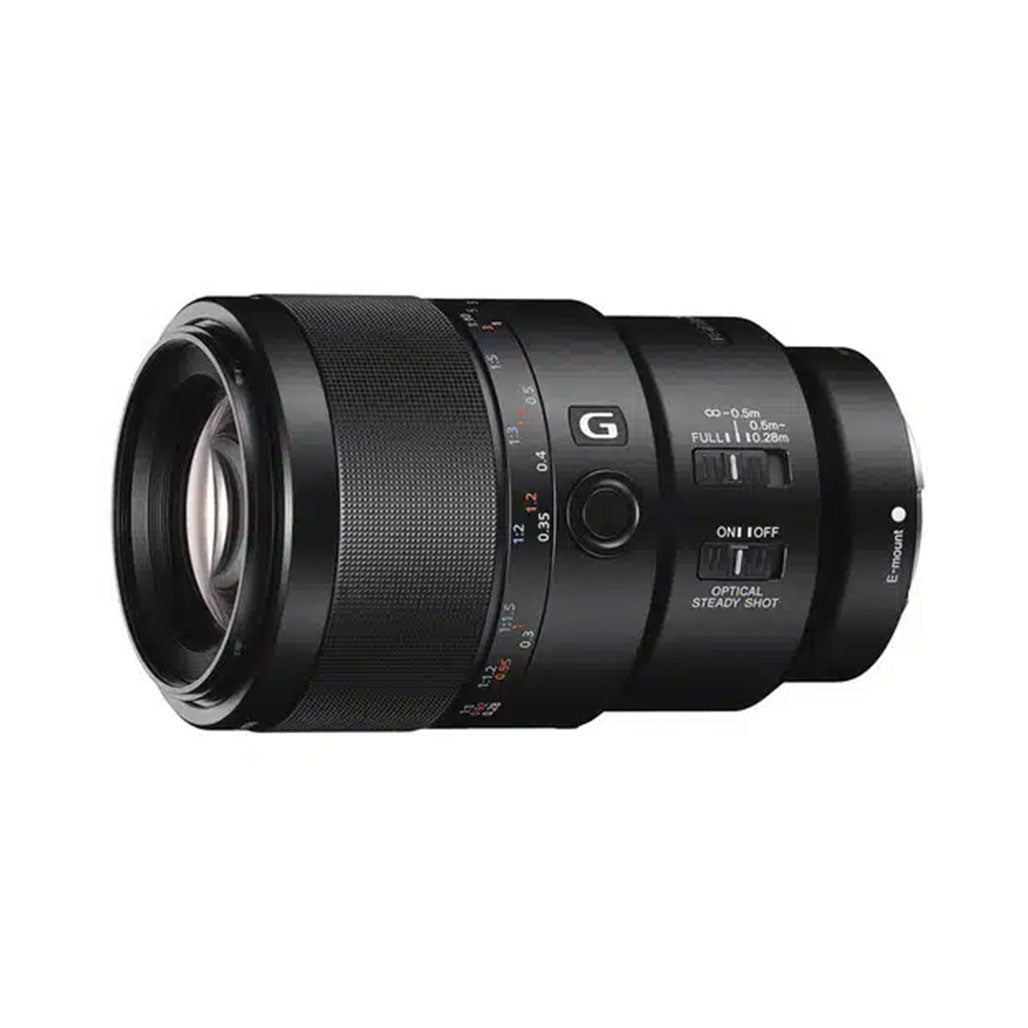 A Photo Of Sony FE 90mm f/2.8 Macro G OSS Lens – Precision Macro Photography with 1:1 Magnification and Image Stabilization