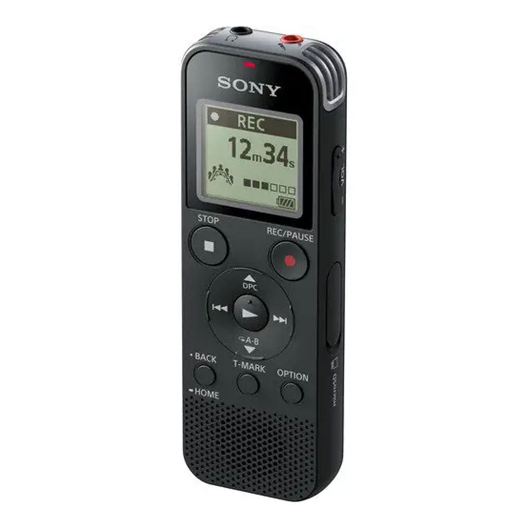 A Photo Of Sony ICD-PX470 Digital Voice Recorder with USB, 4GB Memory, and Expandable microSD Slot