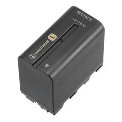 A Photo Of Sony NP-F970 L-Series Info-Lithium Battery Pack – 6300mAh, Up to 12 Hours, LCD Battery Indicator
