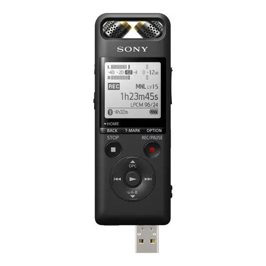 A Photo Of Sony PCM-A10 High-Resolution Audio Recorder – 96 kHz/24-bit Recording, 16GB Internal Memory, and Bluetooth Connectivity