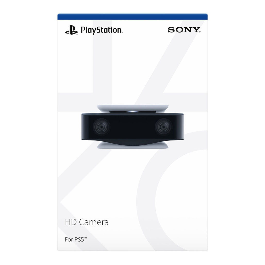 A Photo Of Sony PlayStation 5 HD Camera | Full HD 1080p Capture, Dual Lenses, Adjustable Stand, and PS5 Background Removal Tools