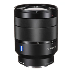 A Photo Of Sony Vario-Tessar T* FE 24-70mm f/4 ZA OSS Lens – Full Frame Wide-Angle to Short Telephoto Zoom with Optical SteadyShot and ZEISS T* Coating