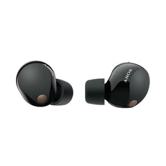 A Photo Of Sony WF-1000XM5 Wireless Noise Cancelling Earbuds - Black | Premium Sound, Superior Noise Cancellation, and Compact Design