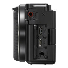 A Photo Of Sony ZV-E10 Mirrorless Camera with 16-50mm Lens (Black) – Advanced Vlogging Camera with 4K Video, Vari-Angle Screen, and Directional Microphone