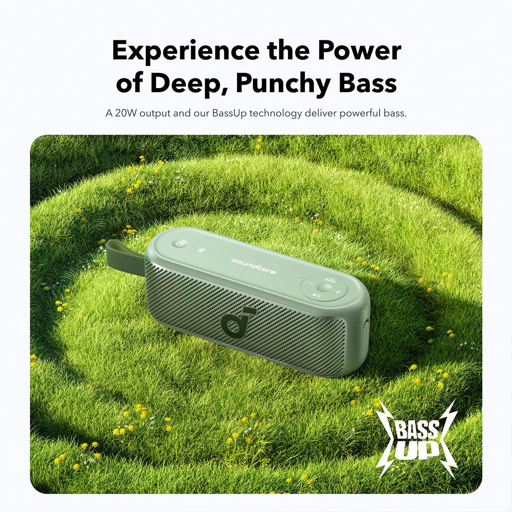 A Photo Of Anker Soundcore Motion 100 Portable Bluetooth Speaker – Hi-Res Audio, Waterproof, and 12-Hour Playtime