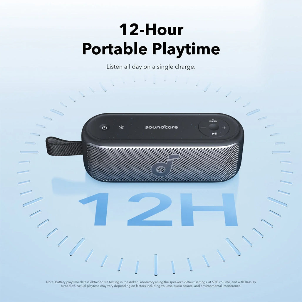 A Photo Of Anker Soundcore Motion 100 Portable Bluetooth Speaker – Hi-Res Audio, Waterproof, and 12-Hour Playtime